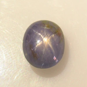 3.05 Ct Natural Six Line Blue Star Sapphire Unheated Oval Cab,Srilanka-A1407 - Picture 1 of 2