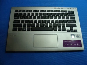 Sony VAIO SVT13116FXS 13.3" Genuine Palmrest w/Keyboard Touchpad 504UJ01002 - Picture 1 of 5