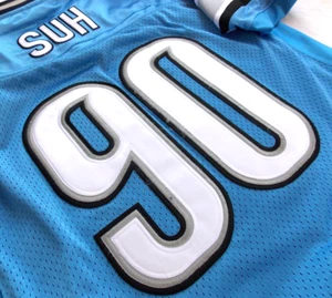 Vintage Ndamukong Suh Detroit Lions SEWN Jersey ALL PRO/2010 ALL DECADE - Picture 1 of 10