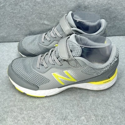 New Balance 680 V6 Boys Running Shoes Gray Yellow Size 5 M Athletic Sneakers - Image 1 of 4