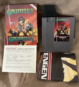 Gauntlet Nintendo Spiel 1985 komplett mit Box, Hülle, Anleitung & Poster - Bild 1 von 1