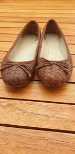 Geflochtener Leder Ballerina gr. 38 - Bild 1 von 3