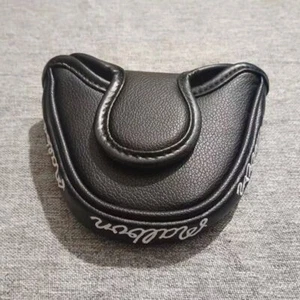 Classic Mallet Putter Head Cover Classic style Black Magnetic Closure - Bild 1 von 2