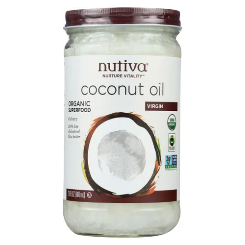 ExtraV Irgin Coconut Oil Case of 6 X 23 Oz By Nutiva - Image 1 of 1
