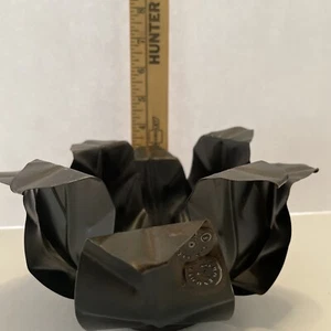 Jan Barboglio Flower Shaped Candle Holder Pillar Signed Iron Base - Picture 1 of 11