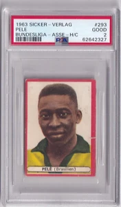1963 Sicker-Verlag Bundesliga Asse No. 293 Pele PSA 2 - Bild 1 von 2
