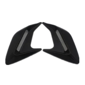 2X DIY Car Auto Decorative Side Vent Air Flow Fender Intake Stickers Black - Bild 1 von 12