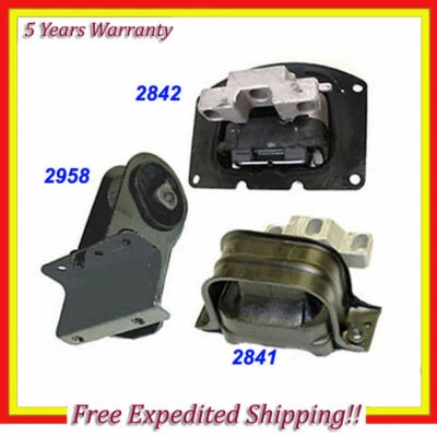 96-00 para Chrysler Sebring 2.5L motor conversível e montagem trans 3 peças M157 - Imagem 1 de 4