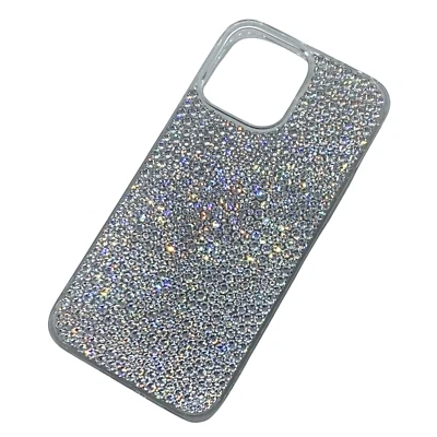 Estuche hecho a mano Bling Sprinkle de varios tamaños hecho con cristales transparentes de Swarovski Foto 1 de 3