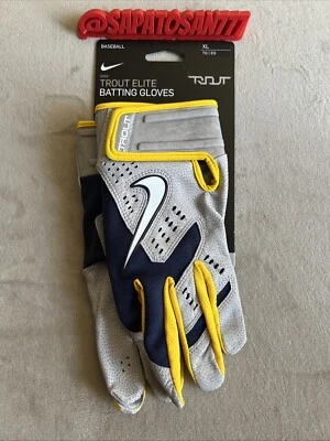 GUANTES DE BATEO NIKE TROUT ELITE MICHIGAN WOLVERINES [DH6632-438] TALLA XL Foto 1 de 3
