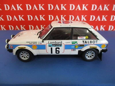 Die cast 1/18 Modellino Auto Talbot Sunbeam RAC Rally 1980 H. Toivonen - Immagine 1 di 4