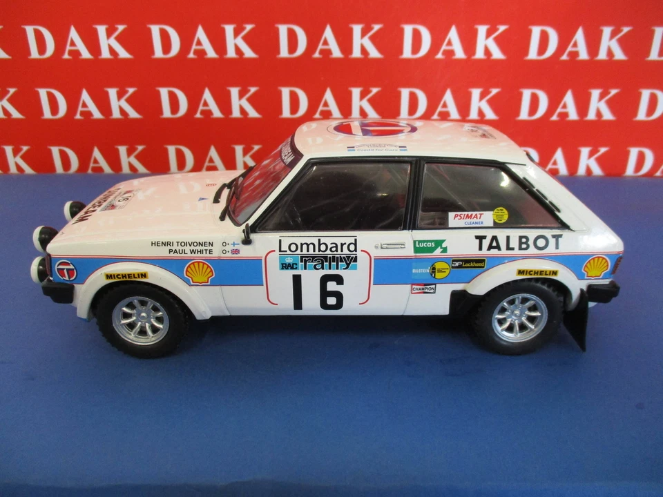 Die cast 1/18 Modellino Auto Talbot Sunbeam RAC Rally 1980 H. Toivonen - Immagine 1 di 4