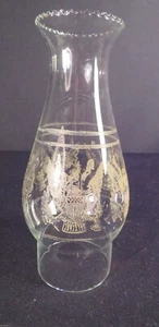 um 1900 Adler schabloniert verziert Topfbauch Petroleum Öl Nr 2 Schlupf Schornstein - Bild 1 von 4