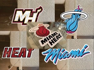 Miami Heat Logo NBA Sticker Decal Vinyl waterproof 2"-18" car tumbler phone - Picture 1 of 9
