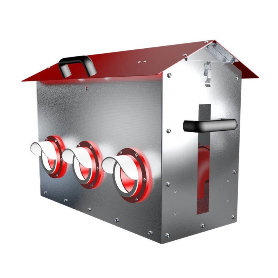 Futterautomat für Hühner - CLUCK-O-MATIC® für bis zu 45 Hühner - Bild 1 von 4