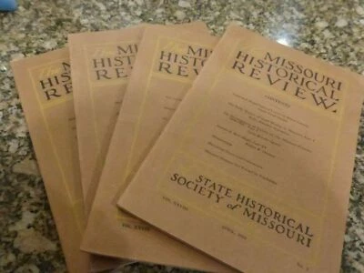 *MISSOURI HISTORICAL REVIEW 1934-35 4 BOOKS - Image 1 of 2