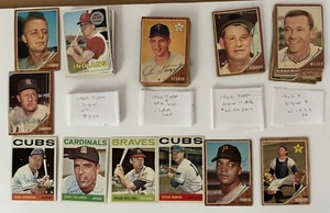 1962-1969 Topps signiertes Los 78 Baseballkarten viele verstorbene Ex Vintage JSA�️ - Bild 1 von 24