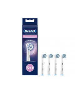 •••NEU•••✅ Oral-B Aufsteckbürsten Sensitive Clean&Care Ersatzbürsten 4er Pack - Bild 1 von 1