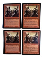 4x MTG Onslaught Goblin Taskmaster EX/NM Magic Card Magic the Gathering