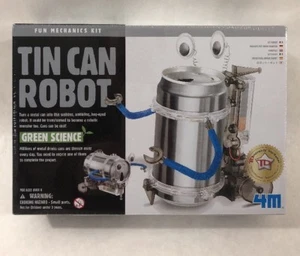 4M Green Science Fun Mechanics Tin Can Robot Kit Progetto Scienza NUOVO - Foto 1 di 1