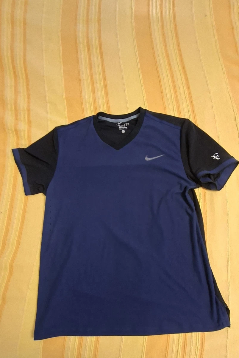 NIKE RF T-SHIRT US SIZE 『M』 BLUE フェデラー NIKE RF T-SHIRT US