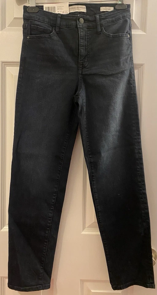 SOCIAL STANDARD BY SANCTUARY WOMEN’S HI-RISE STRAIGHT STRETCH JEAN SZ 2 W26”