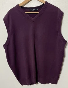 James Pringle purple plum Vest top knitted tank top size XL - Picture 1 of 3