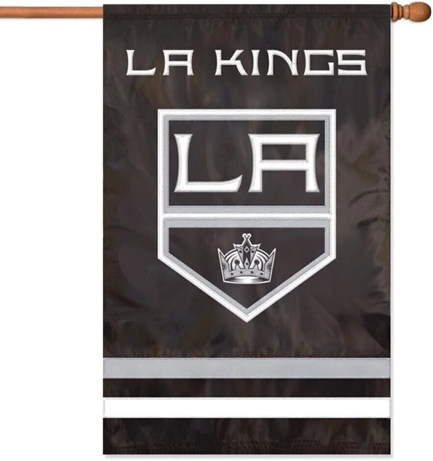 Los Angeles Kings 28x44 Inch Premium Banner Flag Double Sided Applique... - Image 1 of 1
