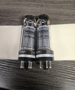 MESA EL34 Pair EL 34 Power Tubes STR 447 - Amplitrex tested - NEW OLD STOCK - Picture 1 of 4