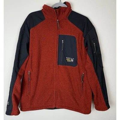 Chaqueta Mountain Hardware Para Hombre L Schoeller Nano Esfera Roja Suave Shell Vellón Foto 1 de 4