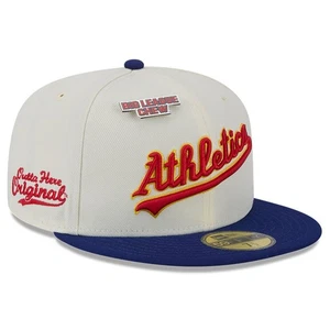 Men's New Era White Athletics Big League Chew Original 59FIFTY Fitted Hat - Picture 1 of 6