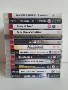 13x PS3 Shooter Games Battlefield Tom Clancy Resistance Cod Bundle Joblot - Picture 1 of 7