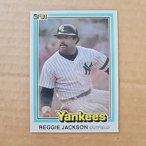 1981 Donruss Baseball Card #468 Reggie Jackson New York Yankees - Picture 1 of 2