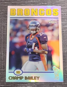 2005 Topps Chrome Throwback Refractor Champ Bailey TB49 Denver Broncos /100 - Bild 1 von 7