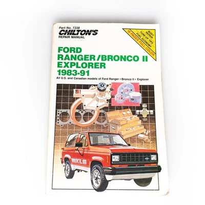 Manual de reparación Chilton’s Ford Ranger/Bronco II Explorer 1983-1991 #7338 Foto 1 de 4