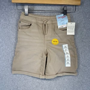 Cat & Jack Rolled Hem Super Stretch Pull-on Jean Shorts Toddler Boys Size 5T - Picture 1 of 12