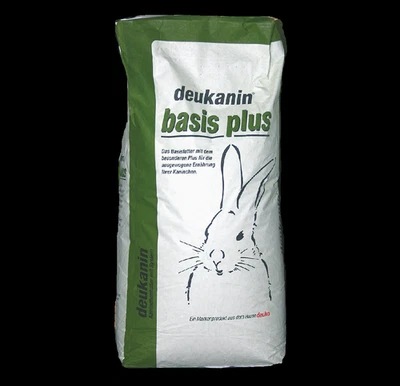 deuka deukanin basis plus 25kg Basisfutter Kaninchenfutter Zucht Rammler Pellets - Bild 1 von 2