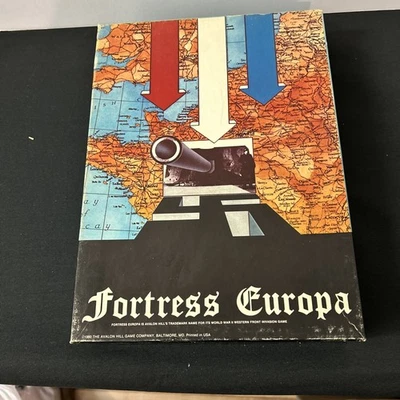 Juego de mesa Avalon Hill Fortress Europa Comp. Sin perforar 1ª edición nueva caja abierta Foto 1 de 3