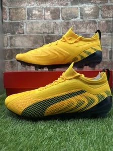 Botas de fútbol amarillas Puma ONE 20.1 FG/AG para hombre talla UK 8.5 nuevas en caja - Imagen 1 de 11