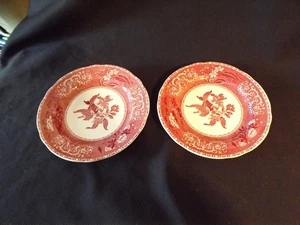 2 Vintage Spode "Pink Camilla" 7,5" Dessertteller COPELAND ENGLAND - Bild 1 von 5