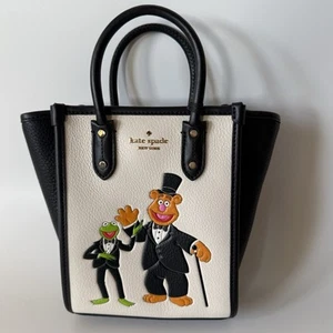 Kate Spade x Disney Muppets Mini Tote Bag Black & White Purse NWT - Picture 1 of 16