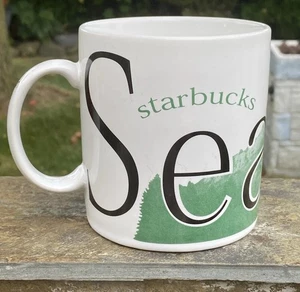 STARBUCKS SEATTLE MT. Taza de café Ranier 20 OZ City Mug Collector Series 1994 - Imagen 1 de 7