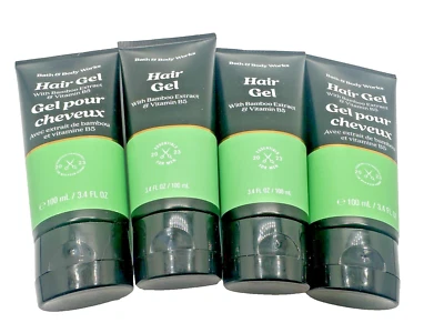 Bath & Body Works LOT of 4 Essentials For Men Hair Gel 3.4 oz Bamboo Vitamin B5 - Image 1 of 2