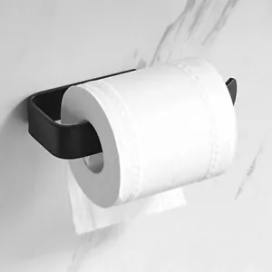 Toilet Roll Holder Strong Steel Free Standing Toilet Paper Bathroom Wall Mounted - Picture 1 of 19