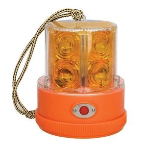 NARVA LED AMBER PORTABLE STROBE MAGNETIC BASE TRUCK BUS EMERGENCY WARNING LIGHT - Picture 1 of 7