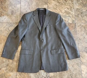 44L Oscar De La Renta Hombre Traje Chaqueta 100% Lana Hecha en Colombia con 2 Botones - Imagen 1 de 8