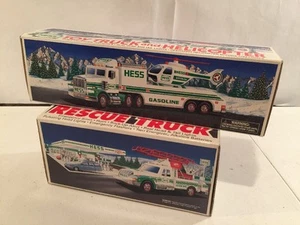 1994 And 1995 Vintage Hess Truck Lot. - Picture 1 of 8