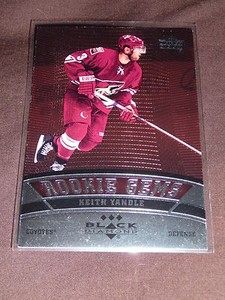 2006-07 Black Diamond Keith Yandle RUBY RC 3/100 * 1/1 His Jersey# * IRONMAN 
