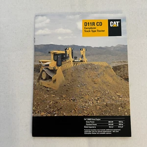Caterpillar Cat D11R CD Carrydozer Tractor Construction Equipment Brochure - Picture 1 of 13