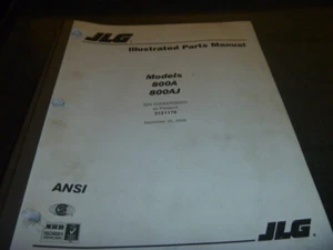 JLG 800A 800AJ Gelenkarbeitsbühne Teilekatalog Handbuch SN 0300069000 - Bild 1 von 1